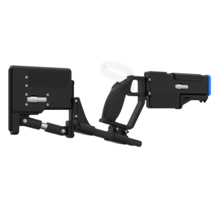 Right of a probolter heavy for focus 3 and xr elite with black carbon rear cup for right hand with recoil stock with blue tip