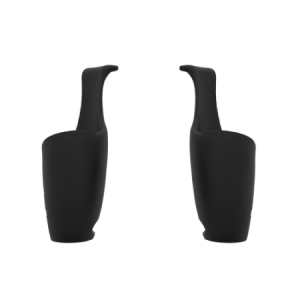 Side view of a pair of Pico 4 Ultra prostraps standalone top attachment