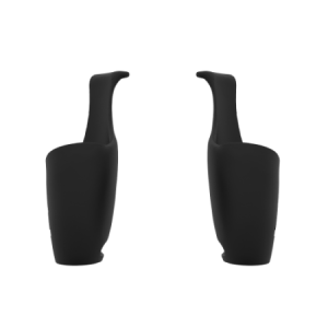 Side view of a pair of Pico 4 Ultra prostraps standalone top attachment