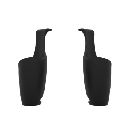 Side view of a pair of Pico 4 Ultra prostraps standalone top attachment