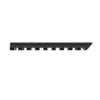Side view of Pictanni rail 98x21mm