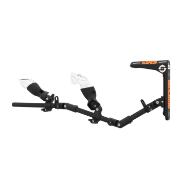 Left view of virtual reality gunstock Magtube full carbon with for Meta Quest 3 and Quest 3S with ScopeOG collaboration stock