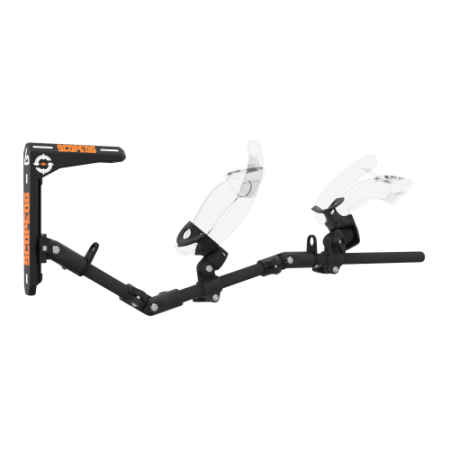 Right view of virtual reality gunstock Magtube full carbon with for Valve Index with ScopeOG collaboration stock