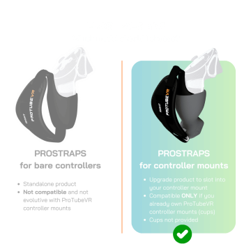 Grips manettes Quest 3 ProStraps | PROTUBEVR