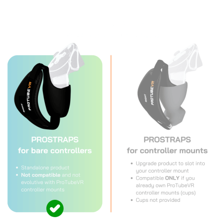 ProStraps grips for Quest 3 | PROTUBEVR