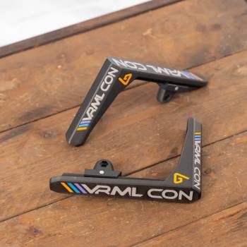 vrml adjustable shoulder stock in collaboration with protubevr for vr gunstock on a wood crate