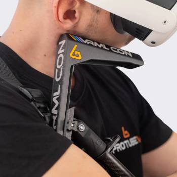 close view protubevr and vrml collaboration with magtube vr gunstock vrml shoulder stock for quest 3 gunstock quest 3s