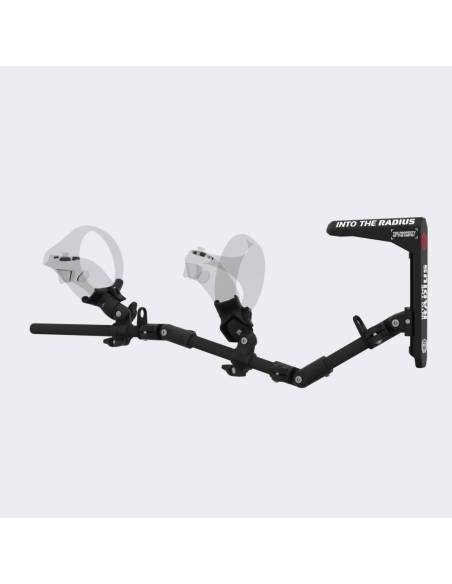 Left view of VR Sony PSVR 2 gunstock Into The Radius Magtube full carbon with limited serie stock
