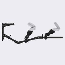 Side view of virtual reality Meta Quest 2 gunstock Magtube full carbon with Into The Radius CM Games signature stock