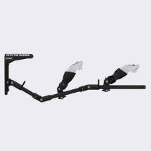 Side view of virtual reality Meta Quest 3 and Quest 3S gunstock Magtube full carbon with Into The Radius CM Games signature stock