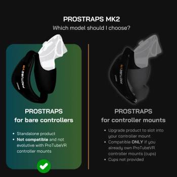 Grips manettes Quest 3 ProStraps | PROTUBEVR