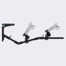 Side view of virtual reality Valve Index gunstock Magtube full carbon with GhostVR signature stock