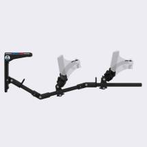 Side view of virtual reality Sony PSVR 2 gunstock Magtube full carbon with GhostVR signature stock