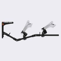 Side view of virtual reality Valve Index gunstock Magtube full carbon with VRML 2025 signature stock