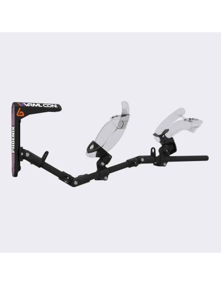 Right view of virtual reality gunstock Magtube full carbon for Valve Index with VRML 2025 exclusive stock
