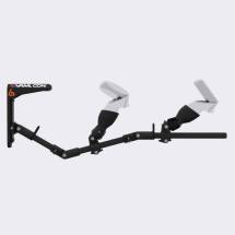 Side view of virtual reality Meta Quest 2 gunstock Magtube full carbon with VRML 2025 signature stock