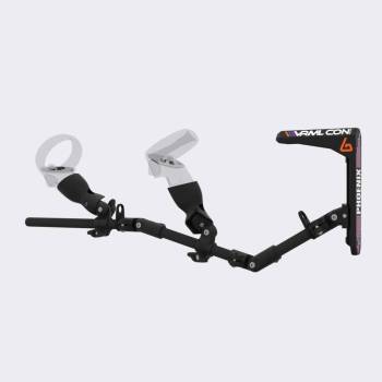 Left view of virtual reality gunstock Magtube full carbon for Meta Quest 2 with VRML 2025 limited serie stock