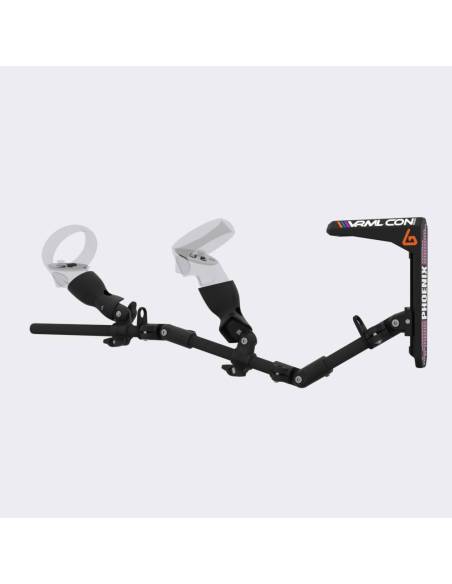 Left view of virtual reality gunstock Magtube full carbon for Meta Quest 2 with VRML 2025 limited serie stock