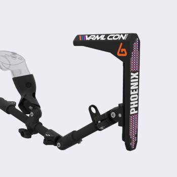 Close up view of the VRML 2025 collab stock MK2 on a full carbon magtube