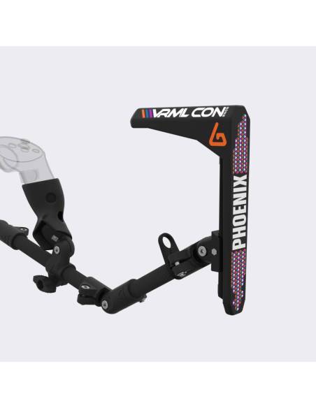 Close up view of the VRML 2025 collab stock MK2 on a full carbon magtube