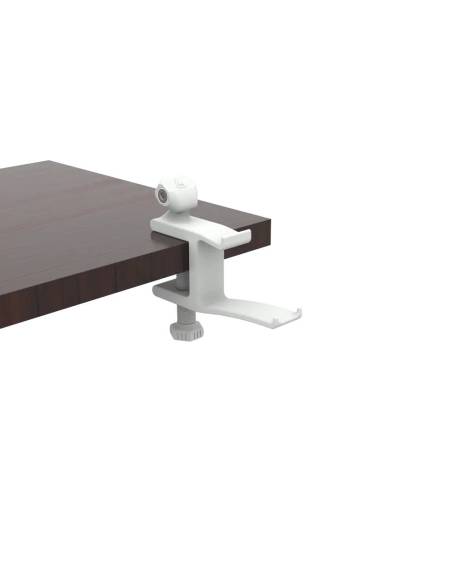 Right view of desk VR headset stand without HMD