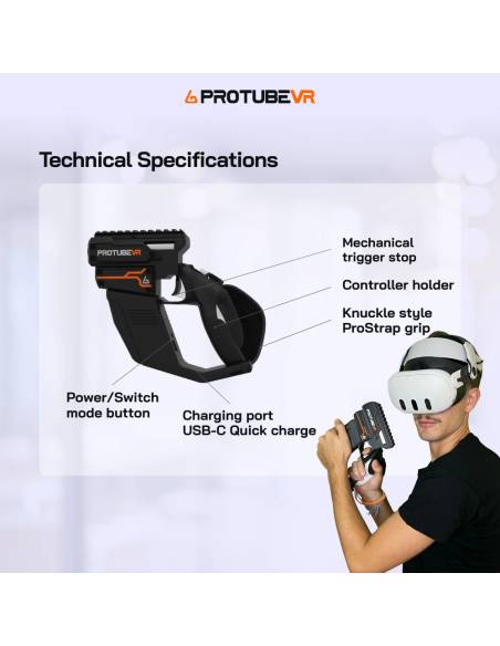Haptic Steam Frame Pistol ProVolver Elite | ProTubeVR