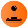 Joystick en Gashendel