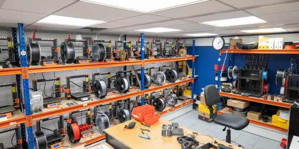 low volume manufacturing big 3D printing farm