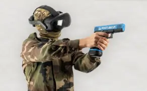 rapid manufacturing vr army training pistol soldier