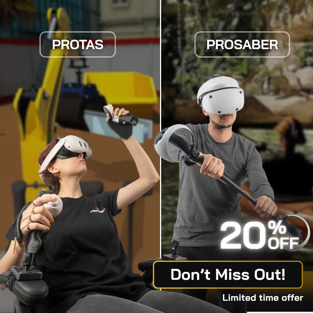 20% off vr accessories vr joystick and vr paddle kayakvr