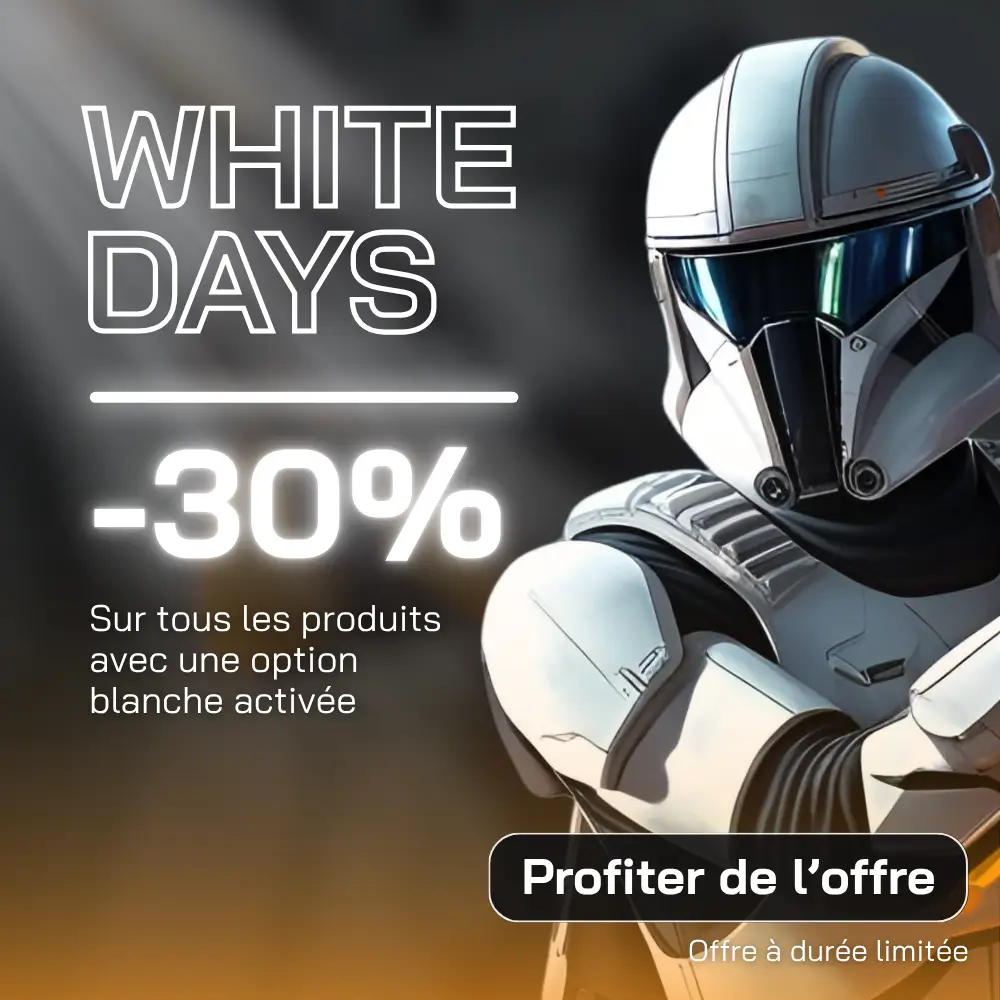 -30% sur les produits sélectionnés en blanc