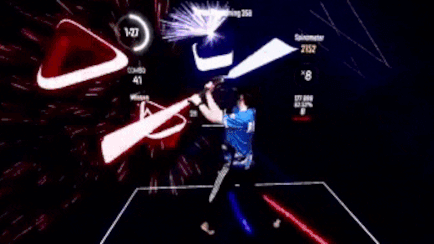 Prosaber Ragesaq playing beatsaber 2