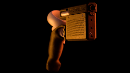 Provolver haptic pistol orange light
