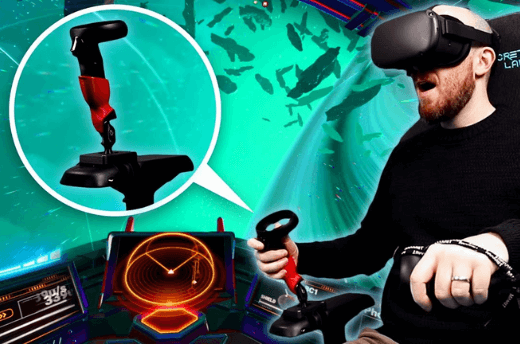 Joystick ProTas pour jeux de vol VR