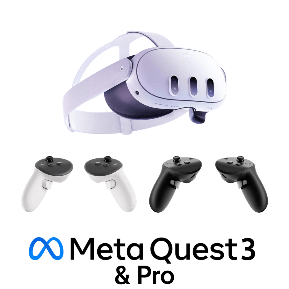 Meta Oculus Quest 3 and Quest Pro