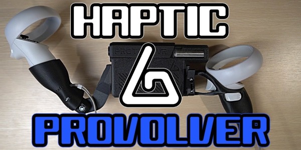 Feel the Recoil! Haptic VR Pistol Stock - ProTubeVR ProVolver