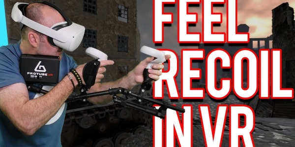 Feel Gun Recoil in VR: The INSANE ProTube ForceTubeVR Haptic Feedback Module